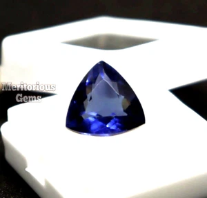 Tanzanite jewelry Stone Loose Gemstone Natural Tanzanite Trillion Cut 9.60 Ct - Picture 1 of 7
