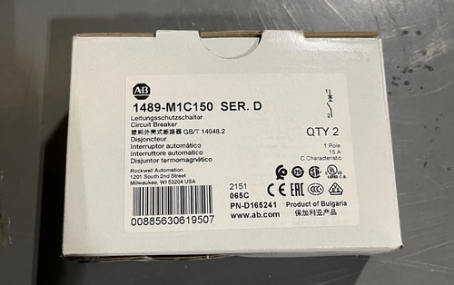 Interruttore Automatico Allen-Bradley 1489-M1C250 - Nuovo Di Zecca