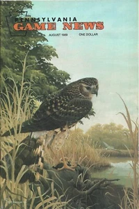 Pennsylvania Spiel Nachrichten August 1989 Cover von Tom Duran Northern Harriers - Bild 1 von 3