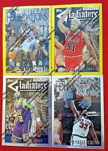 1996-97 TOPPS Finest Gold Rare IVERSON RODMAN PIPPEN Marbury PSA HILL Nash