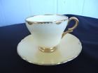 Vintage Shelley Bone China Coffee Cup & Saucer Set Cream Gold 13488 