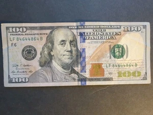 $100 One Hundred Dollar Bill, Fancy Serial Number 8,6,4 - Picture 1 of 1