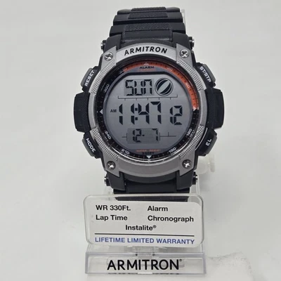 Reloj Cronógrafo Digital Armitron Sport Hombre 40/8252BLKBLk BATERÍA NUEVA  Foto 1 de 4