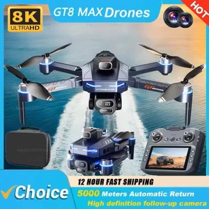 🚁 DRONE GT8 8K GPS PROFESSIONALE DOPPIA FOTOCAMERA WIFI FPV EVITAMENTO OSTACOLI - Foto 1 di 24