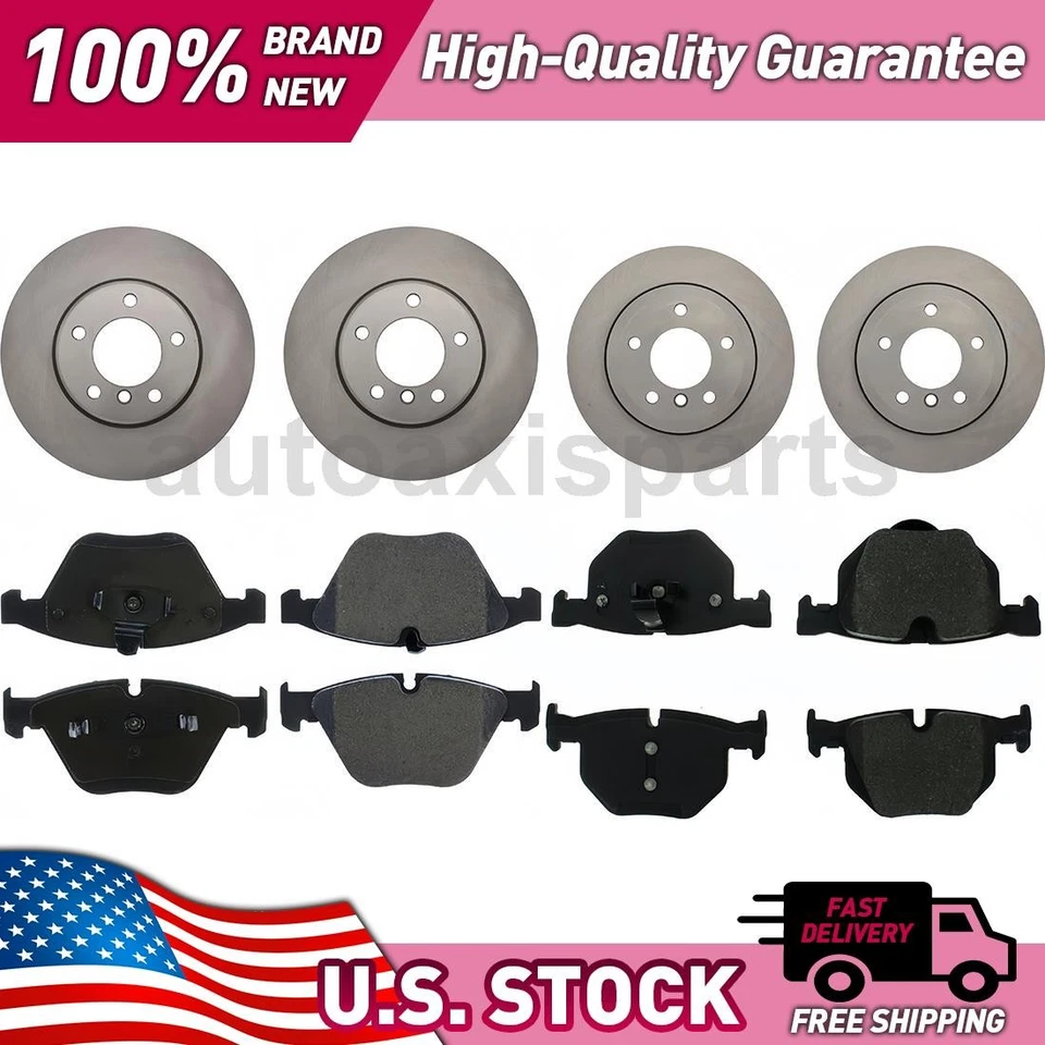 Kit de actualización de freno de disco de piezas centradas delanteras y traseras para BMW 528xi 2008-2008 Foto 1 de 1