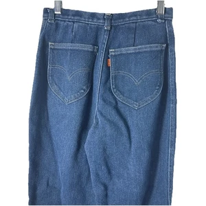 Jeans vintage años 60 70 Levi’s naranja lengüeta pierna ancha mujer’s talla 12 W26” - Imagen 1 de 8