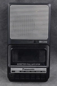 Panasonic Slim Cassette Recorder Player Auto Stop w/ AC Cord Tested - Picture 1 of 10