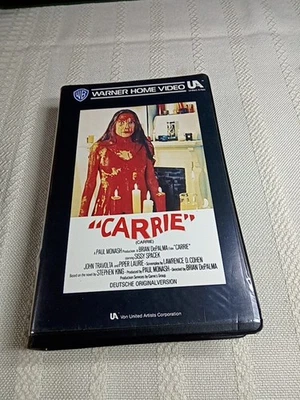 VHS Videokassette - CARRIE - Uncut FSK 18 - Warner Home - Erstauflage ( 158 ) - Bild 1 von 4