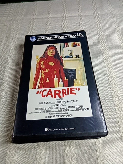 VHS Videokassette - CARRIE - Uncut FSK 18 - Warner Home - Erstauflage ( 158 ) - Bild 1 von 4