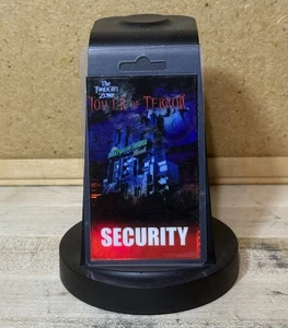 Disney The Twilight Zone Tower of Terror Refractor Securtiy Badge Souvenir - Picture 1 of 2
