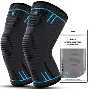 2pz Tutore di compressione di supporto per ginocchio artrite da corsa ginocchier - Imagen 1 de 29