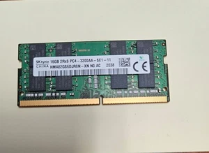 SK Hynix 16GB 2RX8 PC4-3200AA DDR4 Laptop SO-DIMM RAM - Afbeelding 1 van 2