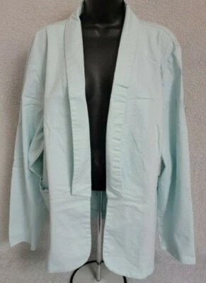 Abrigo Chaqueta Blazer Mujer Maurices Talla 4 4X Azul Foto 1 de 4