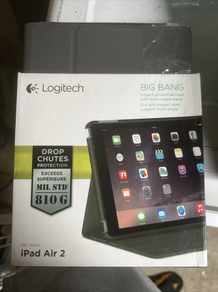 NEW Logitech Big Bang Ultra Protective Case for iPad Air 2 - Forged Graphite !! - Image 1 of 1