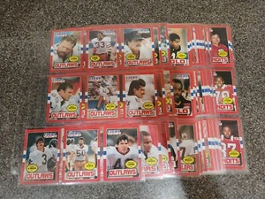 1985 Topps USFL Complete Football Set - Steve Young, Jim Kelly, Reggie White