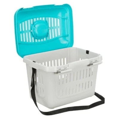 Trixie Midi-Capri Transport Box Top Opening Pet Rabbit Carrier for Small Animals - Image 1 of 4