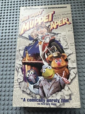 VINTAGE Jim Henson Movie - The Great Muppet Caper - VHS Tape RARE Film - Image 1 of 4