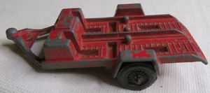  Vintage 1969 Tootsietoy Motorcycle Trailer Scooter Moped Hauler Red Used Toy - Picture 1 of 12