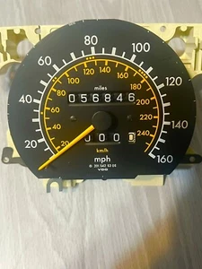 Mercedes-Benz 190E 2.3 16V W201 VDO Tacho Tachometer Speedometer - Picture 1 of 3