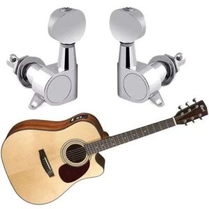 Clavijas de afinación de cuerda de guitarra afinadores de guitarra eléctrica acústica ajustables pieza de guitarra - Imagen 1 de 11