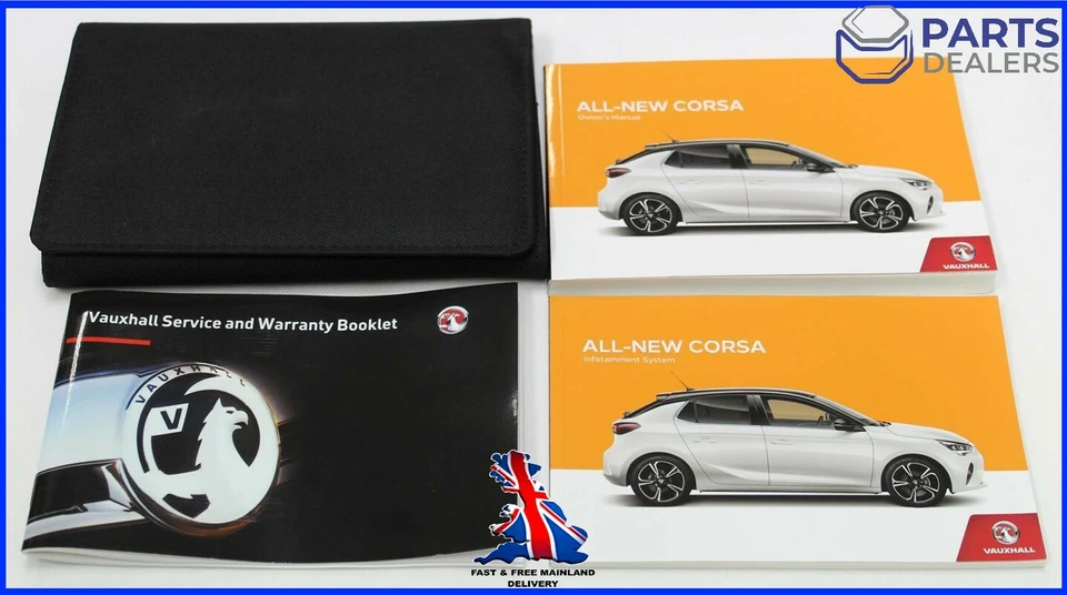 GENUINE VAUXHALL CORSA F OWNERS MANUAL HANDBOOK NAVI WALLET 2019-2024 PACK +SB - Image 1 of 4