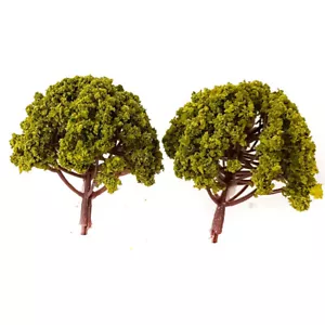 12pcs 2.36" Model Tree Train Railroad Wargame Diorama Landscape Scenery Layout - Picture 1 of 3