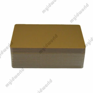 Copper PVC Cards, CR80.30 Mil, Credit Card Size - USA - 100 Pack - Picture 1 of 2