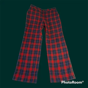 Pendleton Vintage Wool Pants Tartan Plaid 33 waist 31 inseam Mens Flaws - Picture 1 of 12