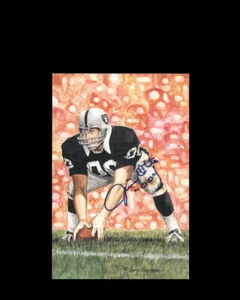 Jim Otto PSA DNA Coa Signed Goal Line Art Card GLAC Autograph - Picture 1 of 3