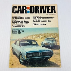 Car and Driver Magazine July 1967 Vintage Rare - Picture 1 of 8
