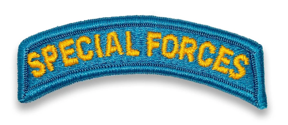 Special Forces Blue & Orange AGSU Sew-on Color Tab (sold as each) - Image 1 of 1
