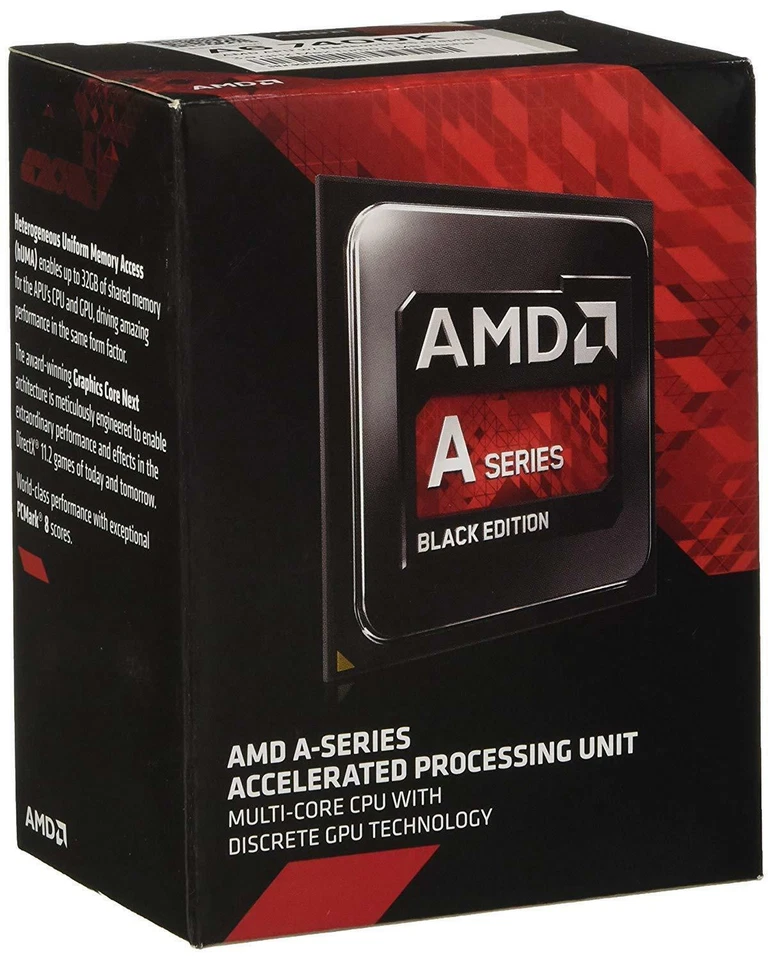 AMD A6-7400K Dual-Core 3.5 GHz Socket FM2+ Desktop Processor Radeon R5 Series - Image 1 of 3