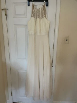Max And Cleo White Formal Prom Ball Gown Dress Size 10 Foto 1 de 4