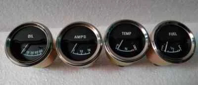 2" /52mm Gauges Kit for MK1 GT Cortina Oil pressure gauge+fuel +volt+temp gauge - Image 1 of 3