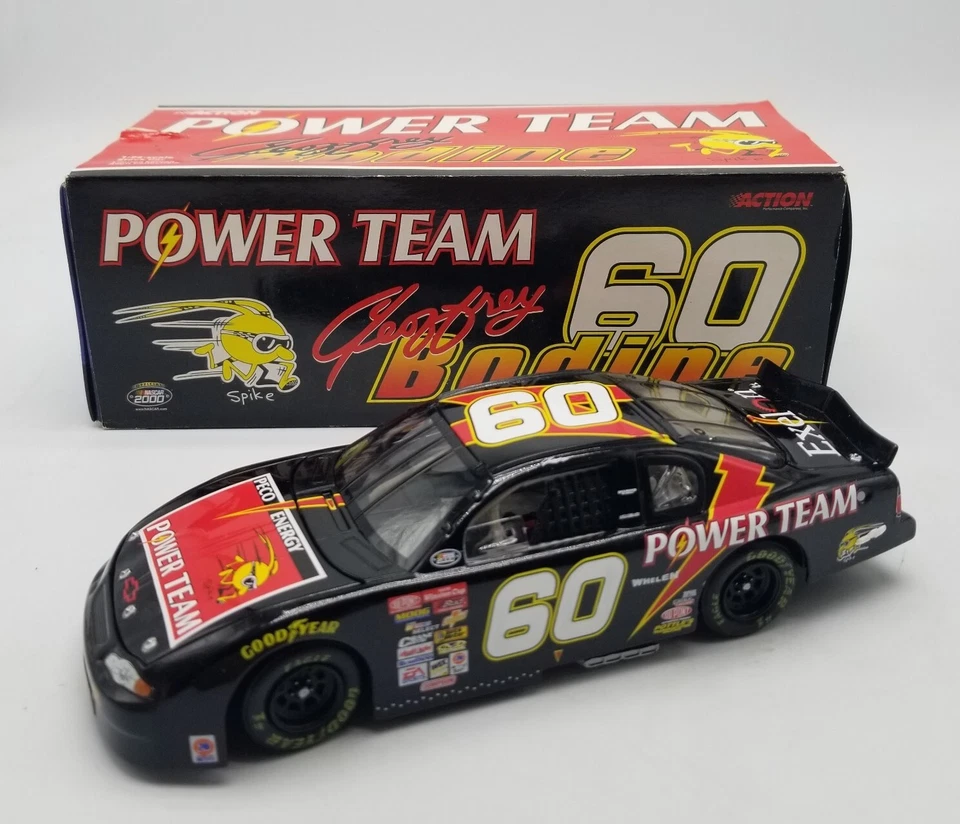 Action Racing GEOFFREY BODINE #60 Power Team 2000 Monte Carlo escala 1/24 diecast Foto 1 de 4