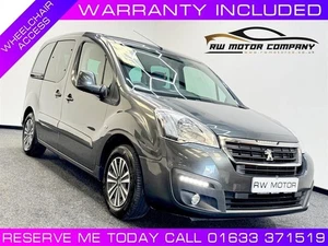 2017 Peugeot Partner Tepee 1.6 BlueHDi Allure ETG Euro 6 (s/s) 5dr MPV Diesel Au - Picture 1 of 24