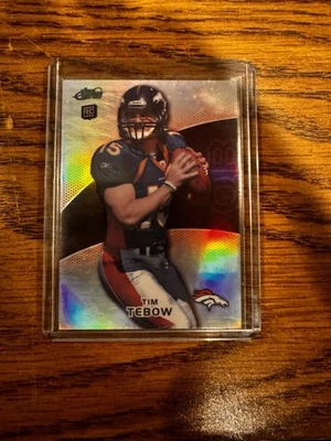 2011 ETOPPS FOOTBALL TIM TEBOW ROOKIE CARD 1 #'D /1499 - Image 1 of 2