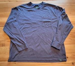 T-shirt homme Woolrich Green Label Collection manches longues poche XXL/EEG bleu - Photo 1/8