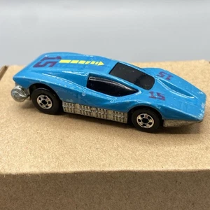 Vintage 1974 Hot Wheels Silver Bullet Blue #15 Diecast Malaysia - Picture 1 of 8