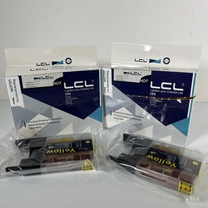 LCL Ink Cartridge HOT LCL-LC75Y Yellow X2 - Picture 1 of 9