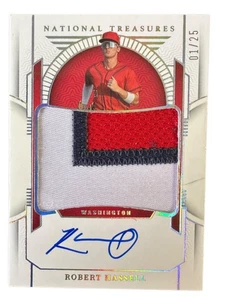 ROBERT HASSELL 2024 NATIONAL TREASURES PATCH HOLO SILVER AUTO RPA 01/25 eBay 1/1 - Picture 1 of 2