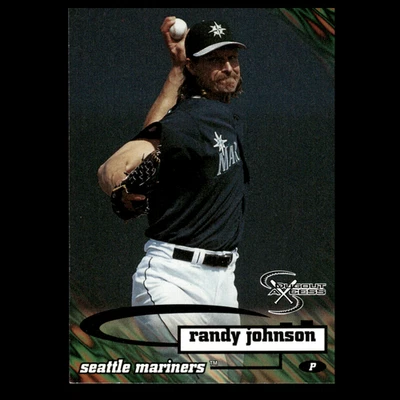 Randy Johnson #79 1998 SkyBox Dugout Axcess Seattle Mariners Baseball Card MLB - Image 1 of 3