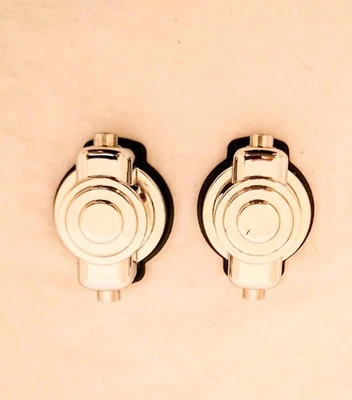 DW DESIGN SNARE DRUM LUGS PAIR WITH SCREWS AND GASKETS - SHIPS FREE TO C-USA! - Image 1 of 2