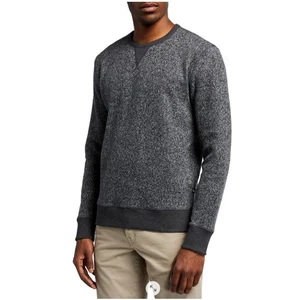 Rails Heston Reversible Melange Sweater Mens Medium Heather Black New Pullover - Picture 1 of 9