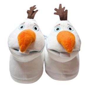 Ground Up Disney Frozen Olaf Schneemann 3D Slipper Plüsch Hausschuhe Gr. 4 weiß neu - Bild 1 von 12