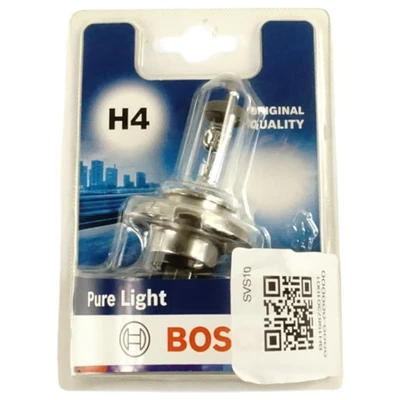 Bosch Pure Light H1 Halogen Bulb 1987301001 12V 55W P14.5s Universal - Image 1 of 3