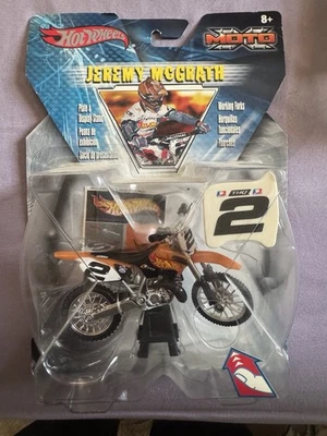 Rara caja sin abrir Hot Wheels MotoX Jeremy McGrath juguete moto de cross Foto 1 de 4