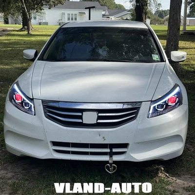 Faróis de LED Evil Eye com curva sequencial Honda Accord 4Dr Sedan 2008-2012 - Imagem 1 de 4