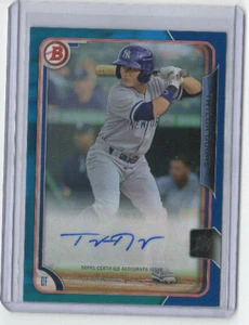 2015 Bowman Taylor Dugas AUTO #ed 81/150 BLUE YANKEES - Picture 1 of 2