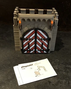 Playmobil 7122 Knights Castle Gate Extension Set. 100% COMPLETE. Pristine Cond - Picture 1 of 7